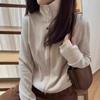 280 Grams of German Velvet, Autumn Short Thin Solid Color Stand-up Cardigan Sweater Jacket Lazy Wind Large Size