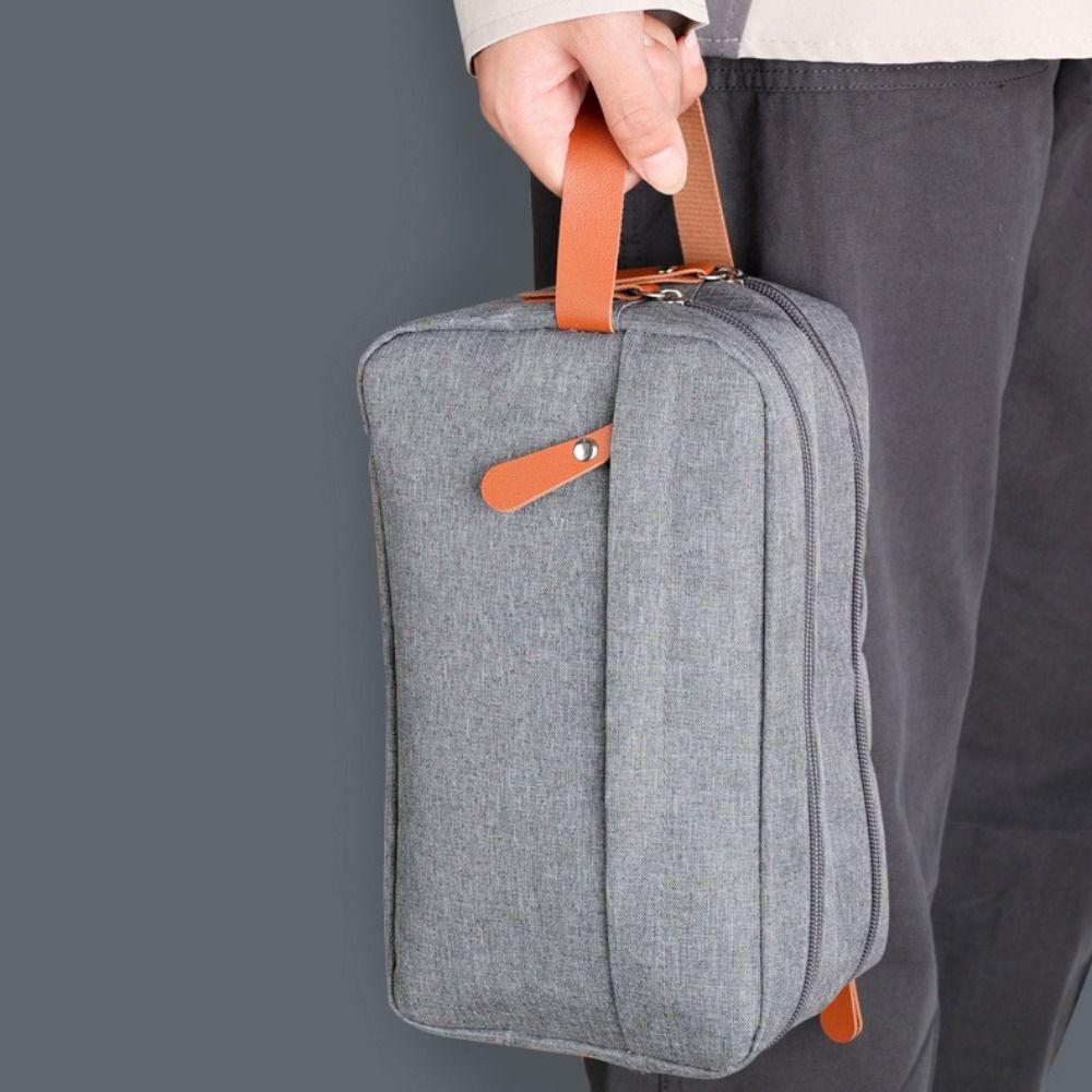 Oxford Canvas Mens Toiletry Bag Multifunctional Beauty Wash Pouch Portable Make Up Bag  Outdoor