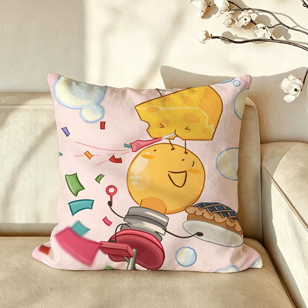 Animation IInanimate Insanity Cushion Cover Pillow Case Antidustmite Pillowcase Silky Short Plush Sofa Cushion Cover Hot