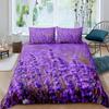 Lavender King Queen Duvet Cover Purple Flower Butterfly Bedding Set Abstract Marble Floral Comforter Cover Polyester Quilt Cover
