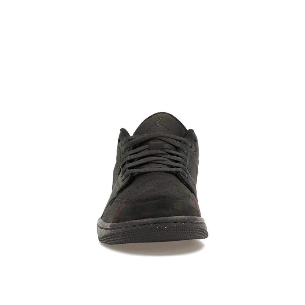 Air Jordan 1 Low SE Craft Dark Smoke Red Men Sneakers Grey Dark-Smoke-Grey Varsity-Red FD8635-001