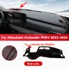 For Mitsubishi Outlander 2022-2024 Car Dashboard Cover Mat Sun Shade Pad Avoid Light Instrument Carpet Protection Accessories