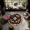 Tiger pattern round rug,Carpet Rug for Living Room Bedroom Playroom ,Non-slip Floor Mat,Holiday Gifts and Birthday Gifts.