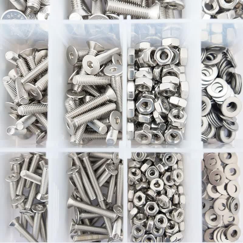 304 Stainless Steel Fastener Assortment Kit