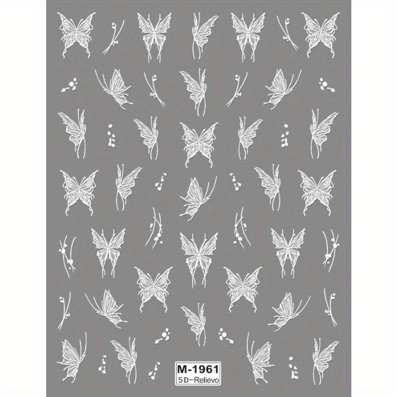 1Pc Sunflower 5D Stereo Relief Nail Art Sticker for Nail Art Decoration,