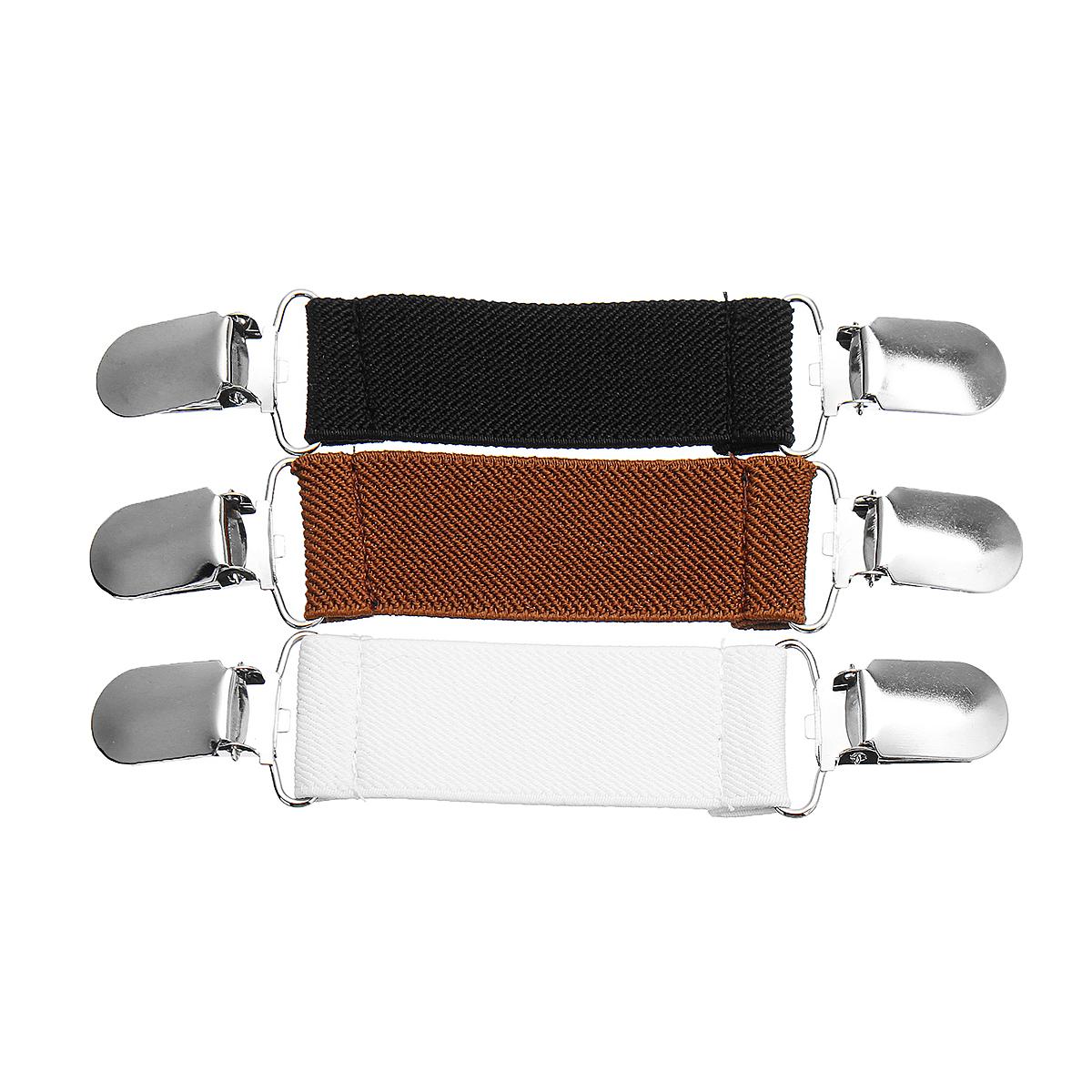 

Зажим для брюк, аксессуар для одежды, платье, фиксированный многофункциональный удлинитель пояса, аксессуар для одежды, фиксированная простыня 13*2.5cm чёрный/белый