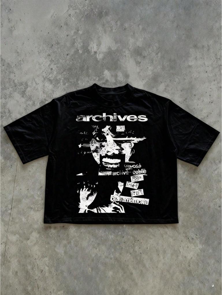 Unisexs casual crewneck shortsleeve cotton Tshirt summer vacation top graphic print Tshirt YK streetwear style