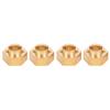 4Pcs 3MM Brass Wheel Hex Adapter Upgrage Parts for Axial SCX24 90081 1 24 RC Car