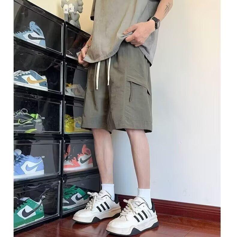 Summer New Shorts Men's Trendy Brand Thin Design Sense Niche Loose Large Size Sweatpants