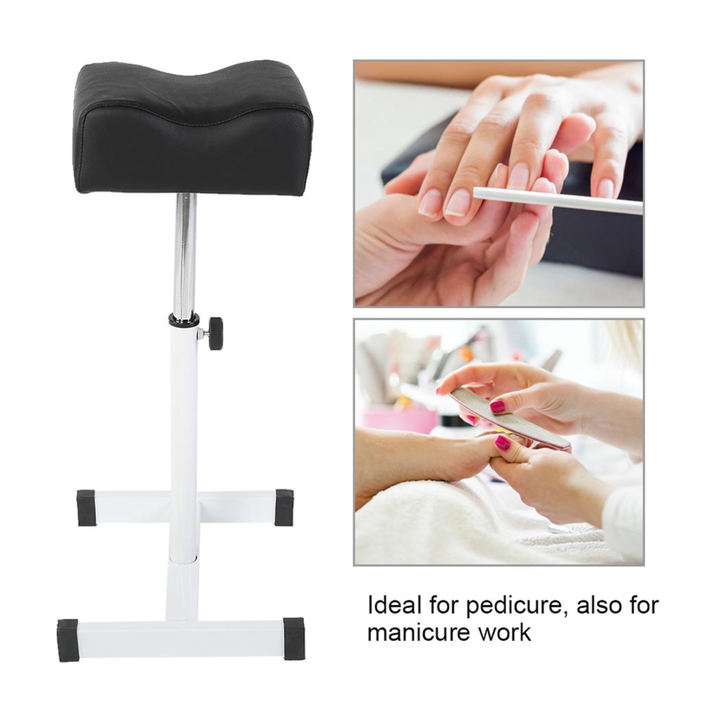 Adjustable Pedicure Nail Footrest Manicure Foot Rest Desk Salon Spa Equipment
