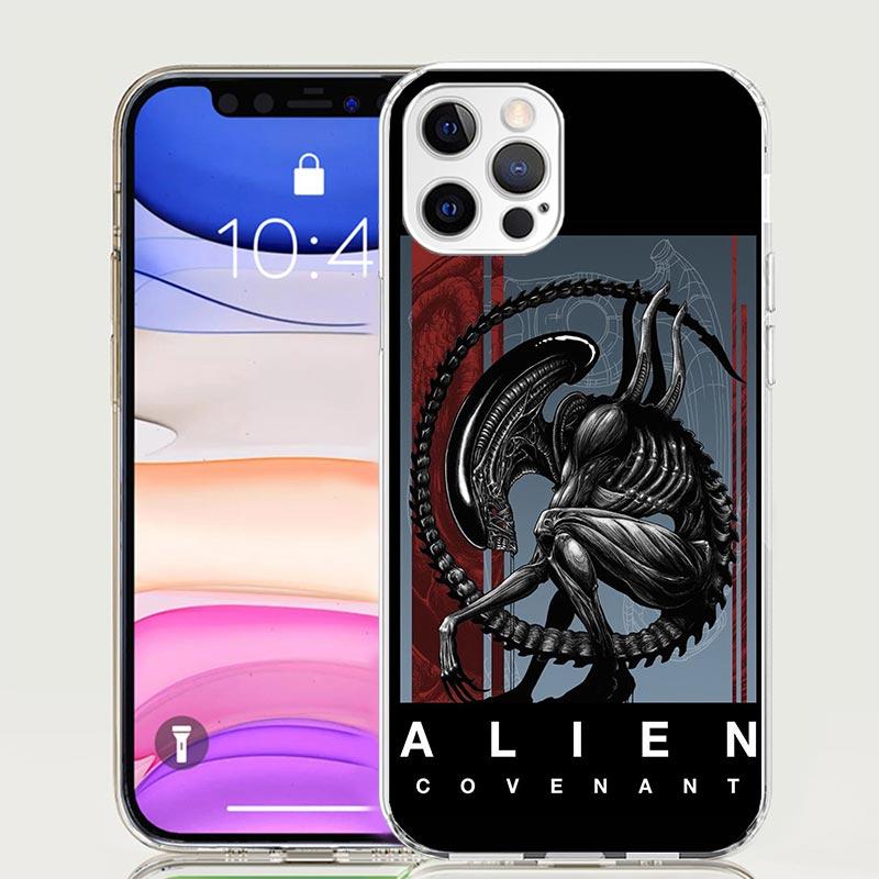 

Cool A-Alien X-Xenomorph Phone Case For iPhone 17 Air 16 15 Plus 11 14 Pro Max 13 Mini 12 7 8 + SE Pattern Art Customized Cover iPhone 14