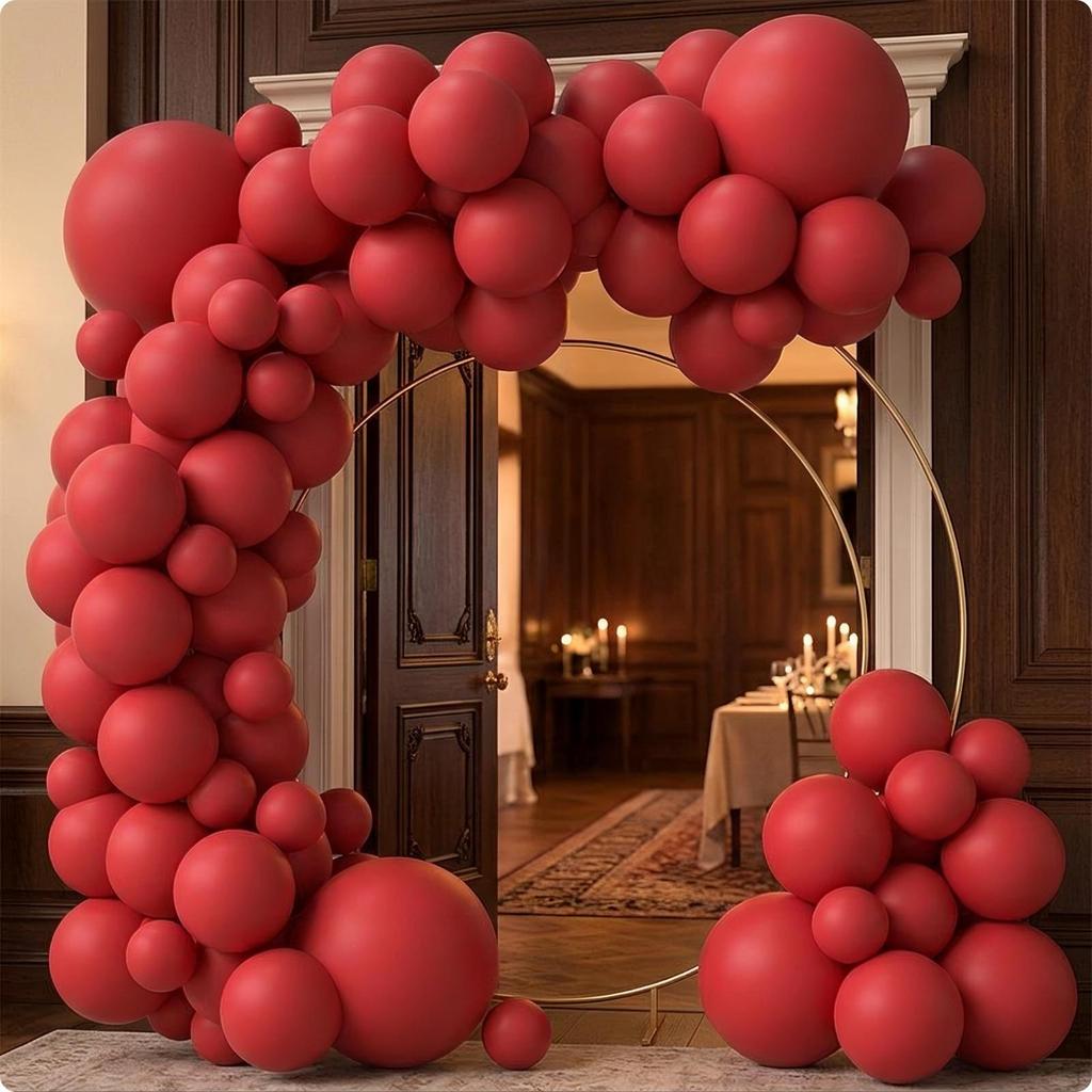 Decorative Balloon Chain Matte Finish Latex Garland Kit for Birthday