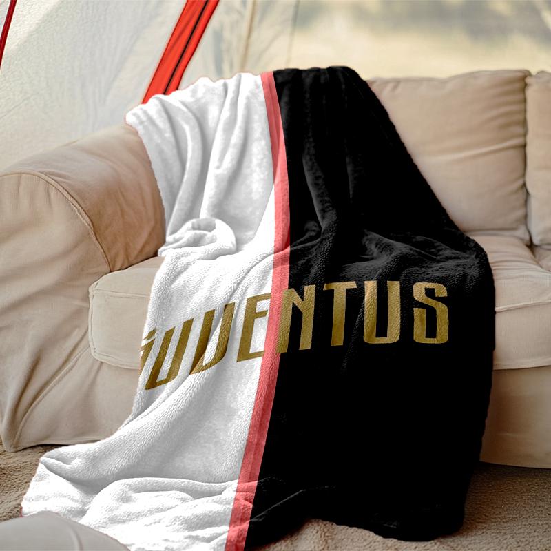 1pc Snug Juventus Football Club Blanket, Lightweight & Durable Print Blanket, Perfect for Home, Couch, Bed, Picnic, Travel, Office