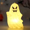 Svítící dekorace duch Halloween duch světlo strašidelný duch středový prvek závěsná ozdoba na stůl krbovou římsu skříňku stolní displej