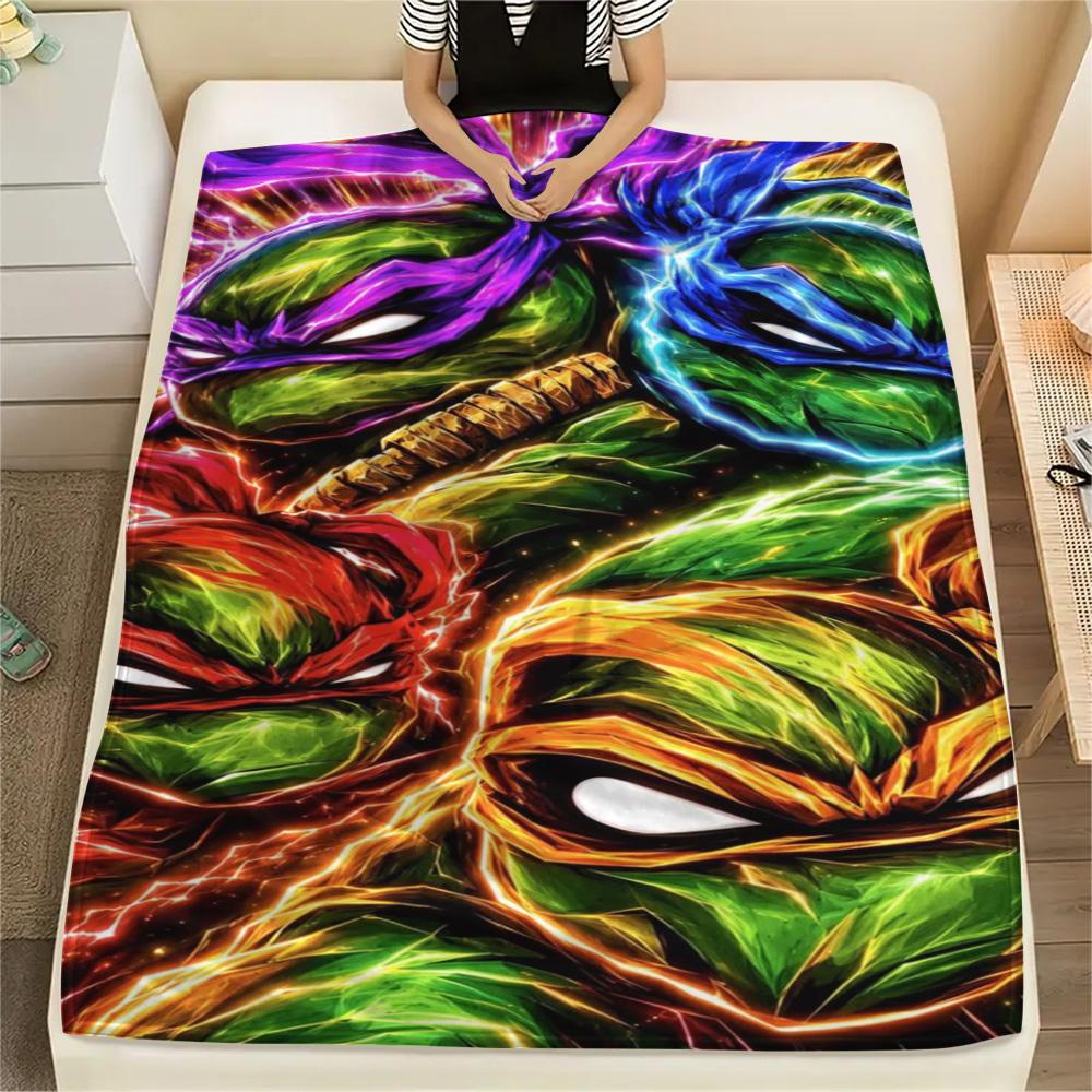 Teenage Mutant Ninja Turtles Elemental Power Blanket Blanket Home Decor Air Conditioning Blanket Office Rest Blanket Nap Blanket
