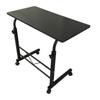 60cm Removable Side Table Height Adjustable Movable Portable Laptop Desk Stand For Bed Sofa Office