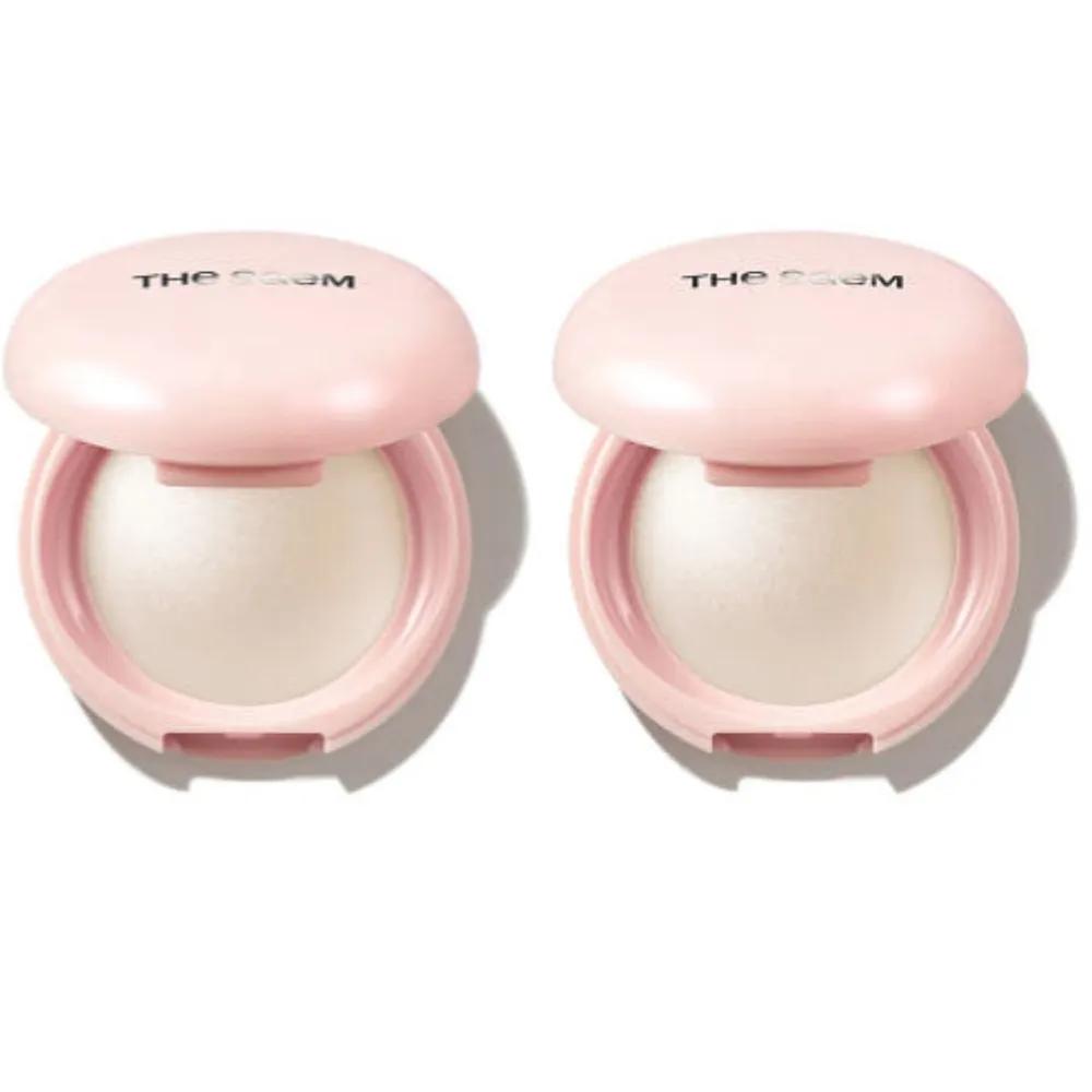 Хайлайтер The Saem Glam Moist WH01 Морозная Ракушка Сияние x2