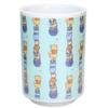 Sun Art Disney the Made In SAN3995 "Winnie Pooh" Teacup, Approx. 240ml, Blue, Japan,