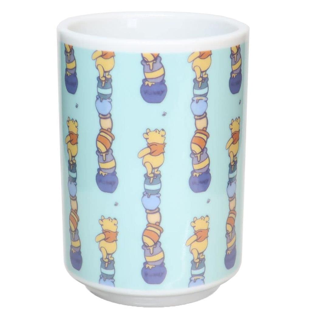 Sun Art Disney the Made in SAN3995 "Winnie Pooh" Teacup, Approx. 240ml, Blue, Japan,