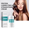 Protein straightening cream care dry frizzy hair soft silky glossy smear hair cream 1