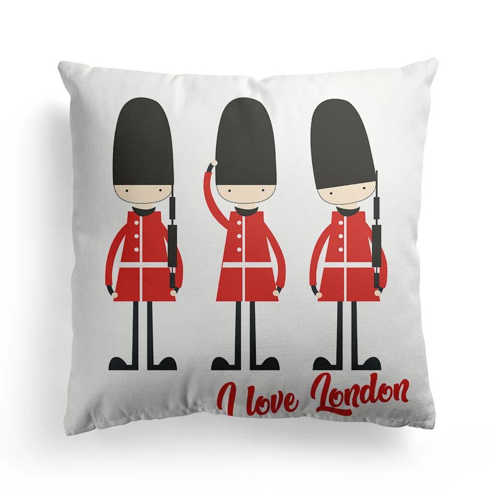 American Sofa Pillowcase Living Room European Style Rice Flag Mediterranean Bay Window Pillow British Poszewki Na Poduszki
