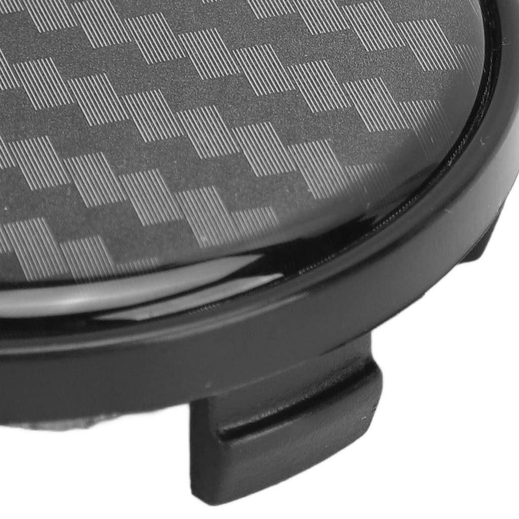 4 szt. Kołpaki Piasty Koła Plastikowe Uniwersalne Styl Włókna Węglowego Pokrywa Piasty Środkowej Średnica Zewnętrzna 54 mm