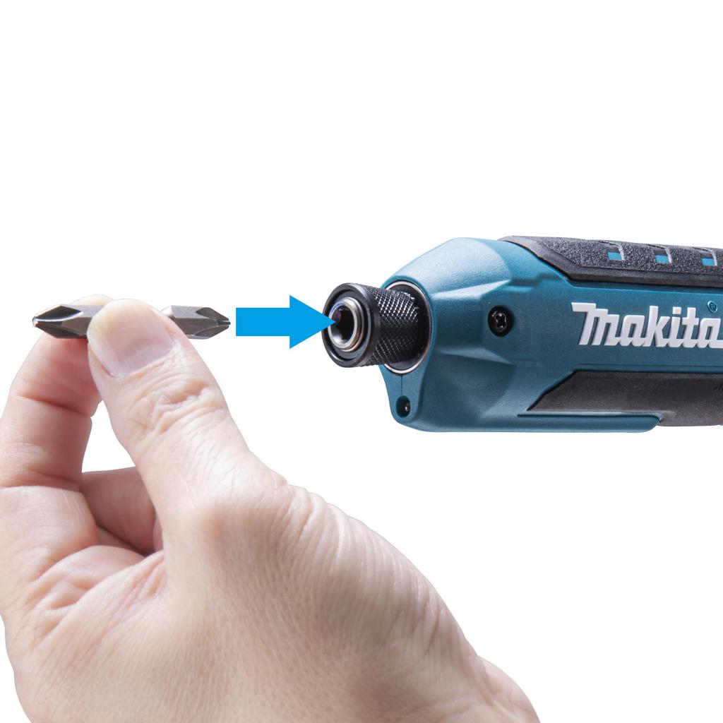 Makita Cordless Pen Impact Driver Includes 2 and Case 7.2V 1.5Ah, Batteries, Charger, (TD023DSHX)