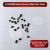 51/53/58mm Univerzální papírový kávový filtr Rukojeť Sekundární papírový filtr pro oddělování vody Kulaté kávové příslušenství Čajové náčiní