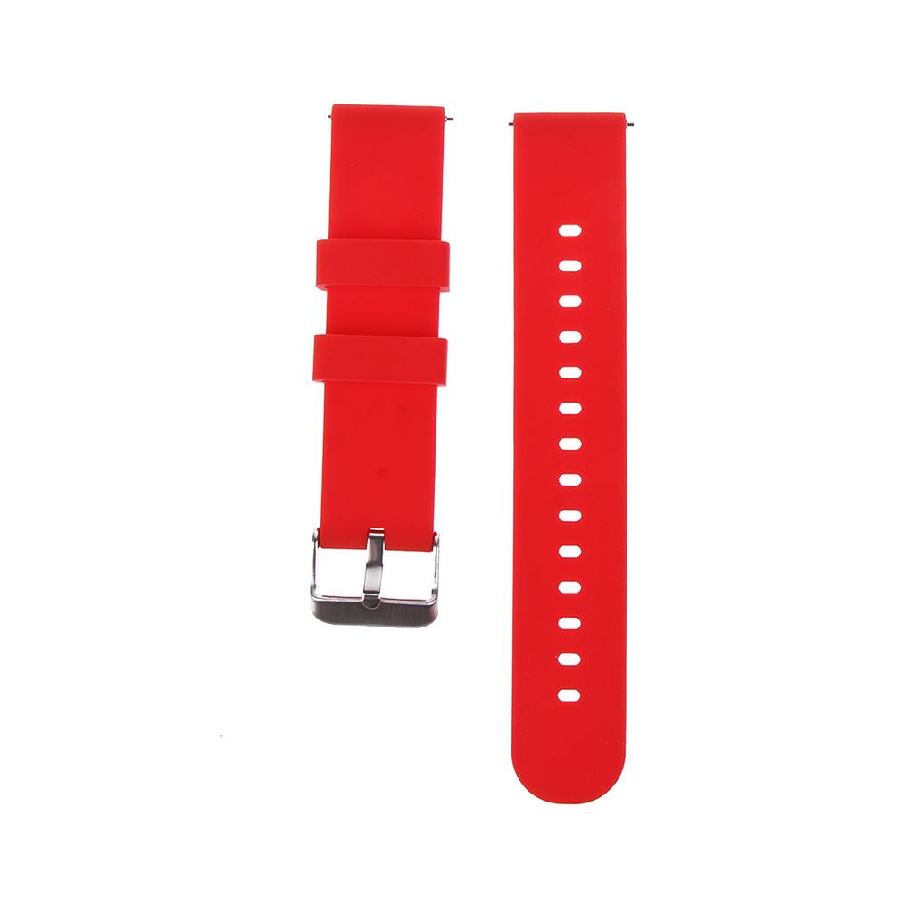 22/20mm Adjustable Sport Silicone Washable Replacement Strap Soft Wristband Bracelets Waterproof Washable Quick Release
