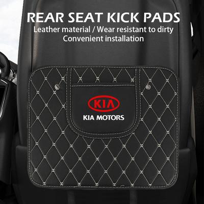 Respaldo de Asiento de Coche Anti-patada Pad Cuero Anti-suciedad Rasguño Alfombrilla Para Rio Ceed Sportage Cerato Soul Sorento
