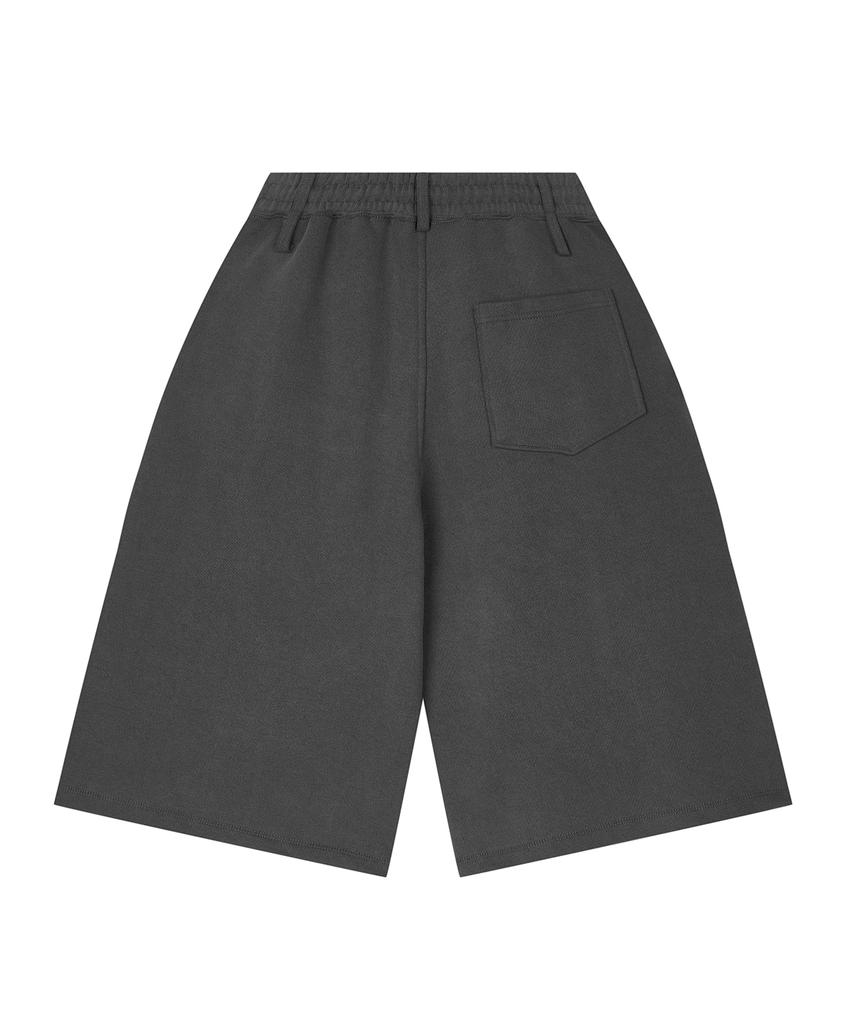 Saendeulig Pigment Bermuda Sweat Shorts_Charcoal