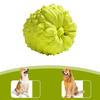 Pet Chew Toy Sweetsop Shape Built-in Sounds Interactive Natural Rubber Dog Chew Toy Concave-Convex Particles Relieve Boredom Energy Pet