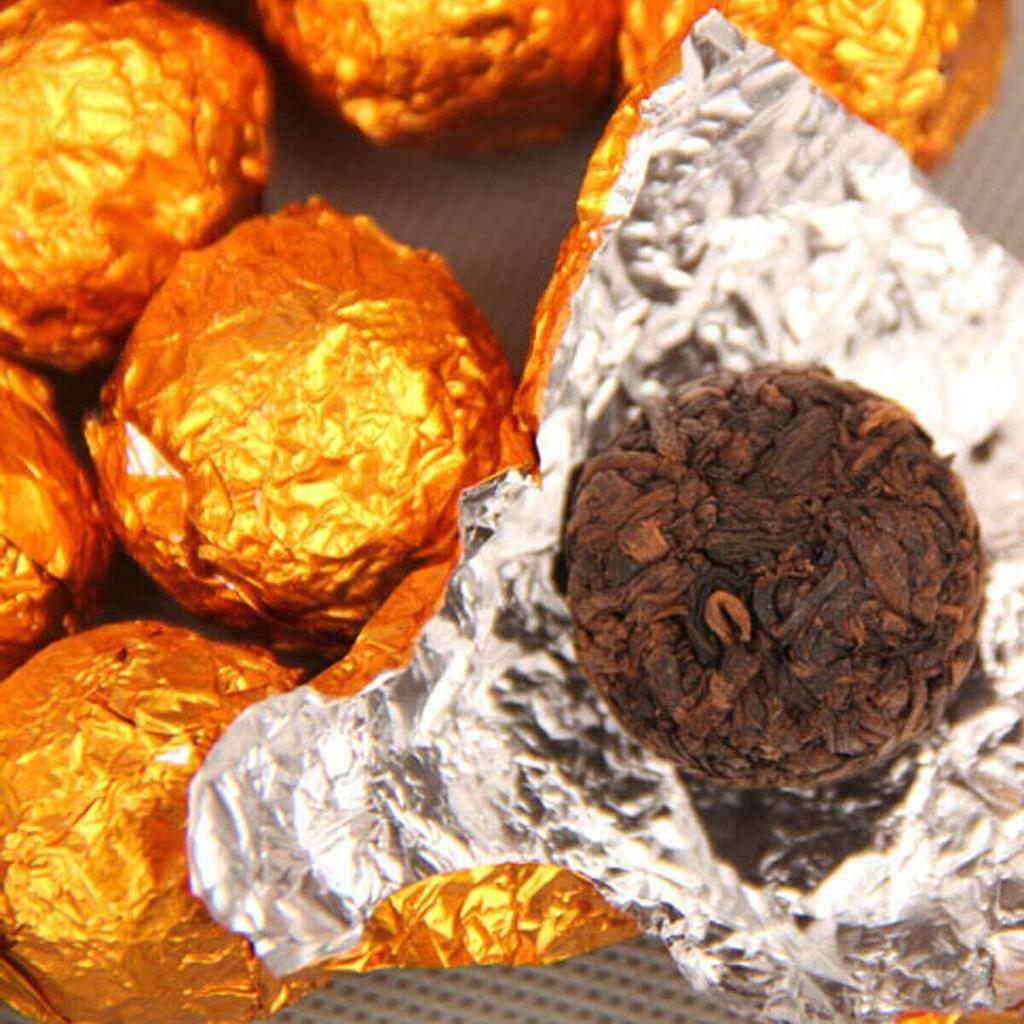 220g gekookte Puer-thee Handgemaakte Dragon Ball-cadeauthee Rijpe Pu erh-thee Oude boomthee
