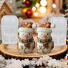 Scarf Snowman Candle Silicone Mold Cute Antlers Snowman Resin Silicone Mould Christmas Decor Hat Snowman Cake Chocolate Molds
