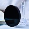 Natürlicher Obsidian Donut Scheibe Spiegel Heimdeko