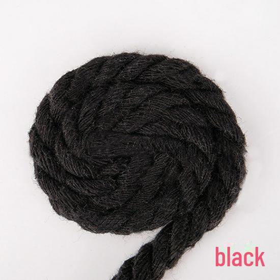 8mm Three-Strand Colored Cotton Rope for DIY Decor and Drawstring Accessories