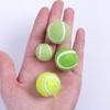 Mini Plush Tennis Ball Keychain - Creative DIY Sports Bag Pendant and Photography Prop