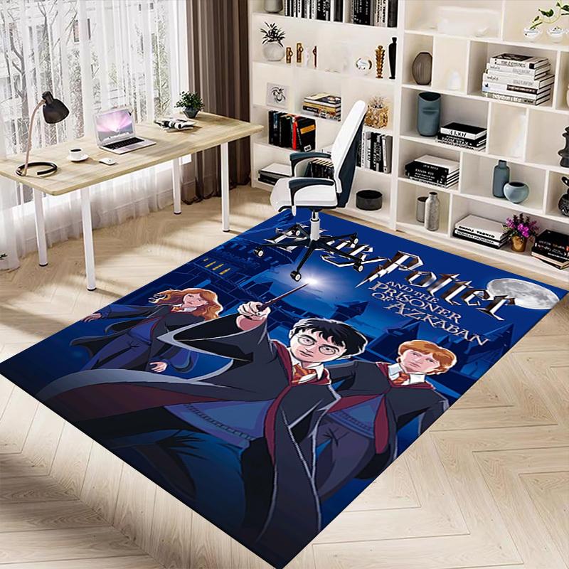 1pc Harry Potter and the Prisoner of Azkaban Carpet, for Home & Office Decor, Desk Chair Carpet, Festive Gift,Conference Room CarpetL1292