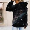 Ladies Plus Size Drawstring Hooded Sweatshirt Long Sleeve Loose Casual Leisure Outerwear For Daily Outfits