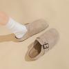 Fashion 2025 New Suede Shoes for Women Cork Footbed Sandals with Arch Support Fashion Nonslip Outdoor Beach Slippers Home Shoes