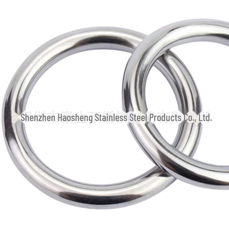 304 Edelstahl Nahtloser O-Ring: Strapazierfähiger Verbindungsring für Hängematten & Yoga