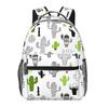 Zaini da 15,6 pollici Carini Zaino per Laptop con Cactus Borsa a Spalla Zaino Scolastico per Libri Zaino Casual da Giorno Zaino da Giorno per Viaggio Escursionismo Campeggio