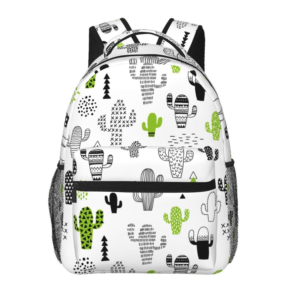 Zaini da 15,6 pollici Carini Zaino per Laptop con Cactus Borsa a Spalla Zaino Scolastico per Libri Zaino Casual da Giorno Zaino da Giorno per Viaggio Escursionismo Campeggio