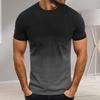 T-Shirt Stilvolles elastisches feuchtigkeitsableitendes Sport-T-Shirt Sommer Dünnes Kompressions-Sport-T-Shirt T-Shirt Streetwear