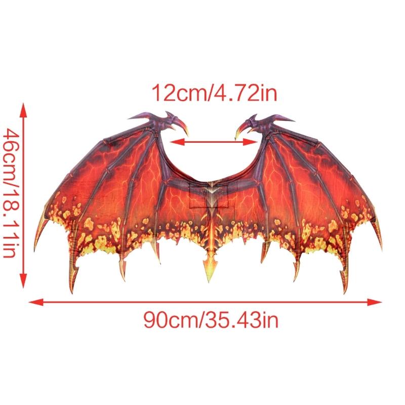 Adult Dragon Wing Costume Foldable Dragon Wing Adult Halloween Dragon Cosplay Costume for Women Men Halloween Dress Up