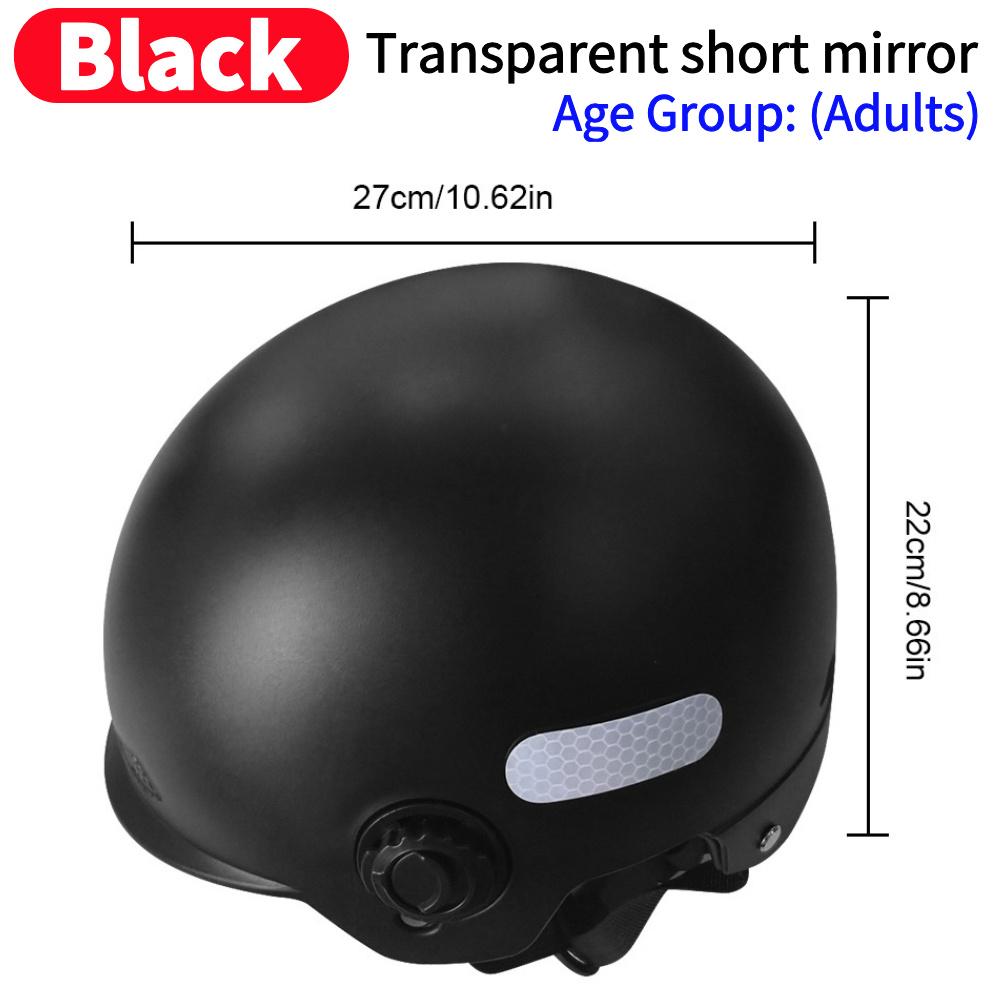 Electric Bike Helmet Lightweight Bicycle Helmet Adjustable Scooter Helmet Breathable Detachable Lining for Summer