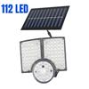 Fan Shaped 150° Rotating Split Solar Wall Light Motion Sensor Outdoor Waterproof Street Light Solar Courtyard Light Street Lamp