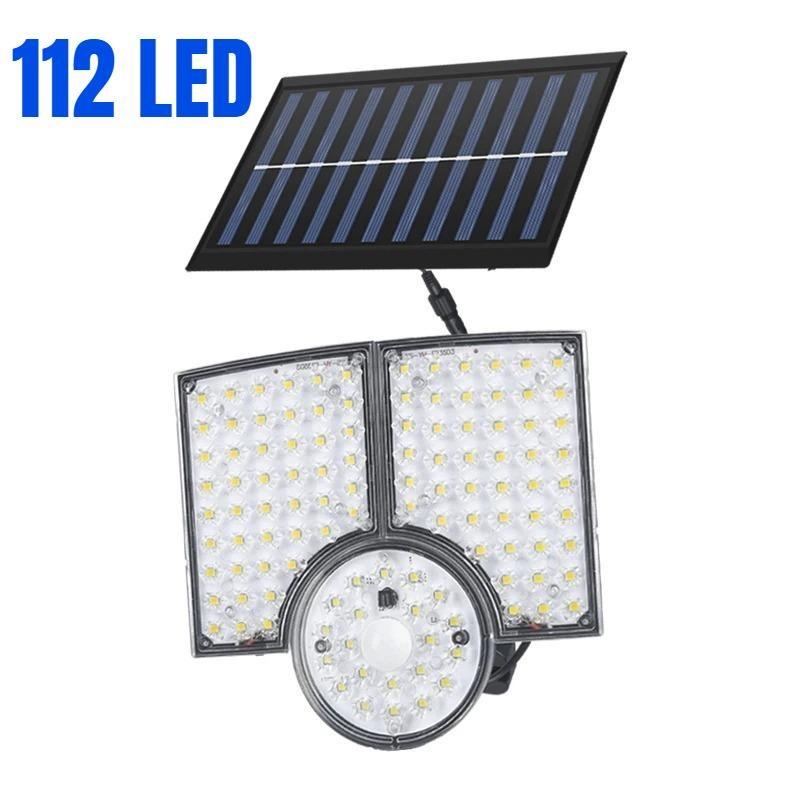 

Fan Shaped 150° Rotating Split Solar Wall Light Motion Sensor Outdoor Waterproof Street Light Solar Courtyard Light Street Lamp LED*112