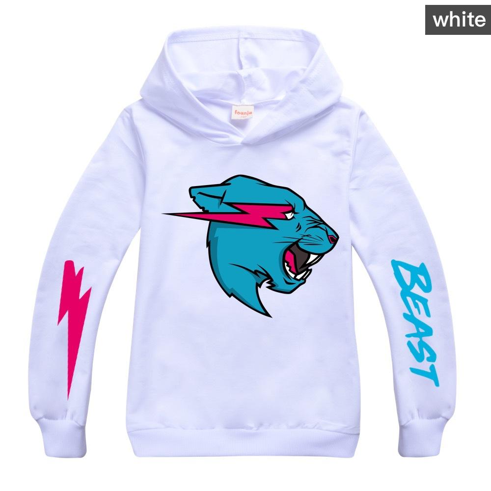 Mr Beast Cartoon Kinder Mädchen Jungen Hoodie T-Shirt Tops Kleidung
