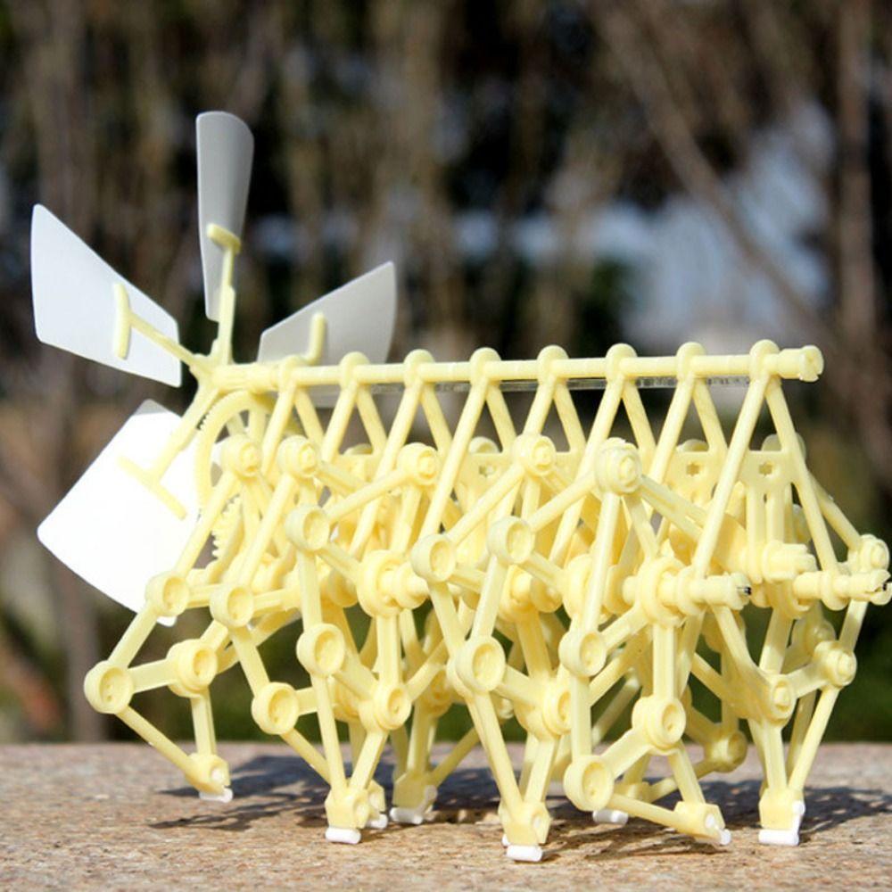 Educational Features DIY Toy Robot Interesting Mini Strandbeest Model Mechanical Puzzle Toy  Gift